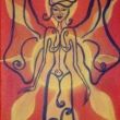 'Angel of memories', 25x50cm acrylverf op doek, 1999, verkocht